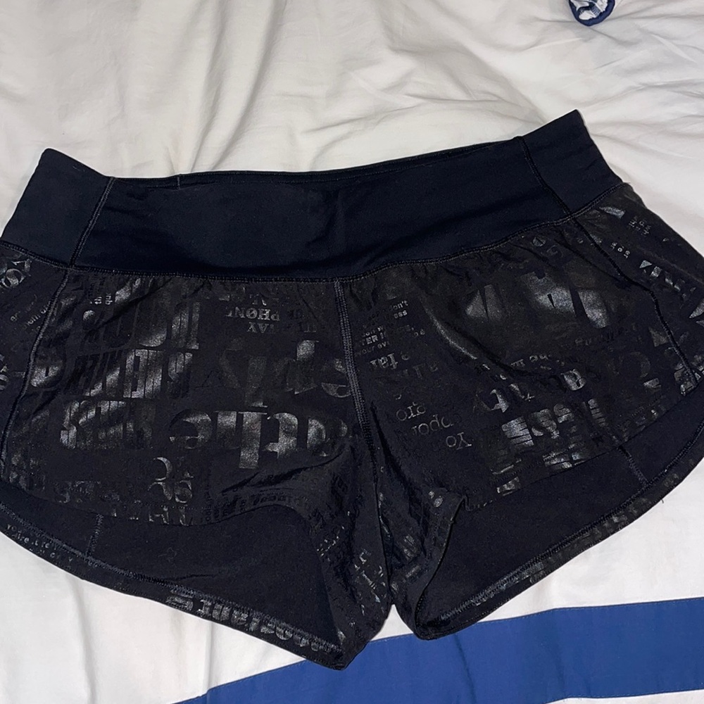 Lululemon shorts special edition!! Like new!!!